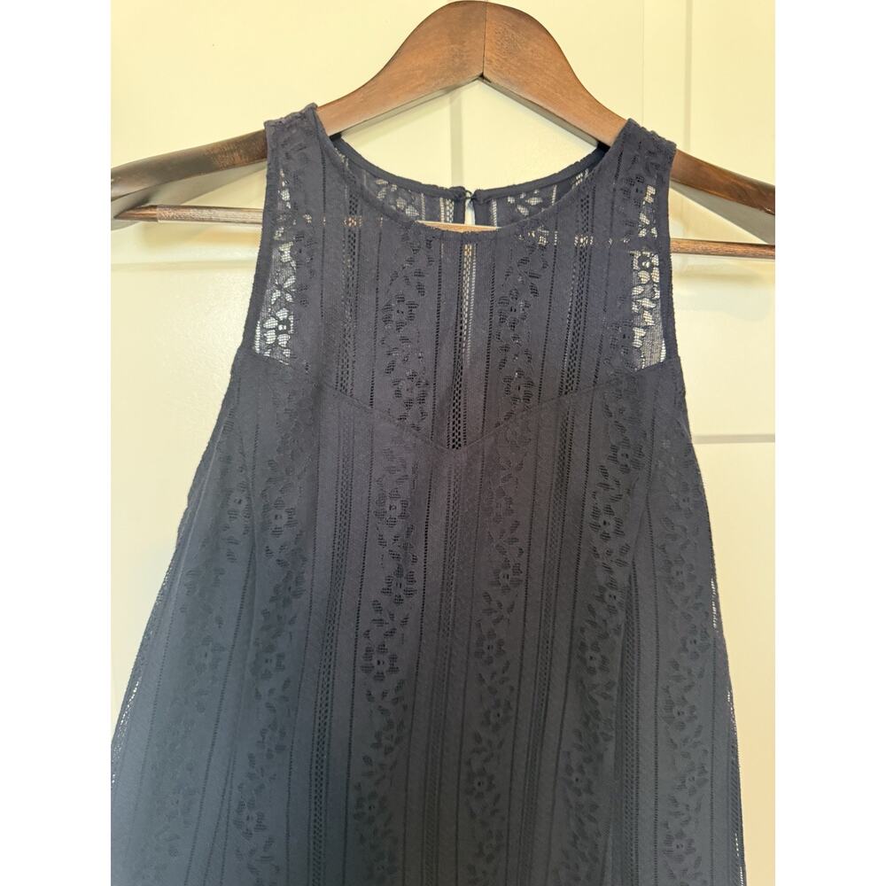 Abercrombie & Fitch Lace Dress Navy Small - Picture 2 of 9